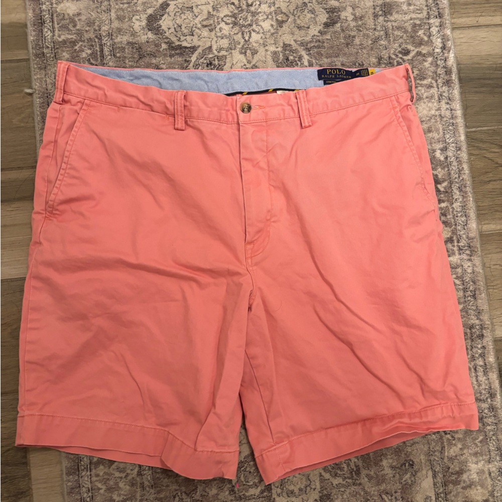 Polo Ralph Lauren men's pink  shorts 38 summer spring chinos with code